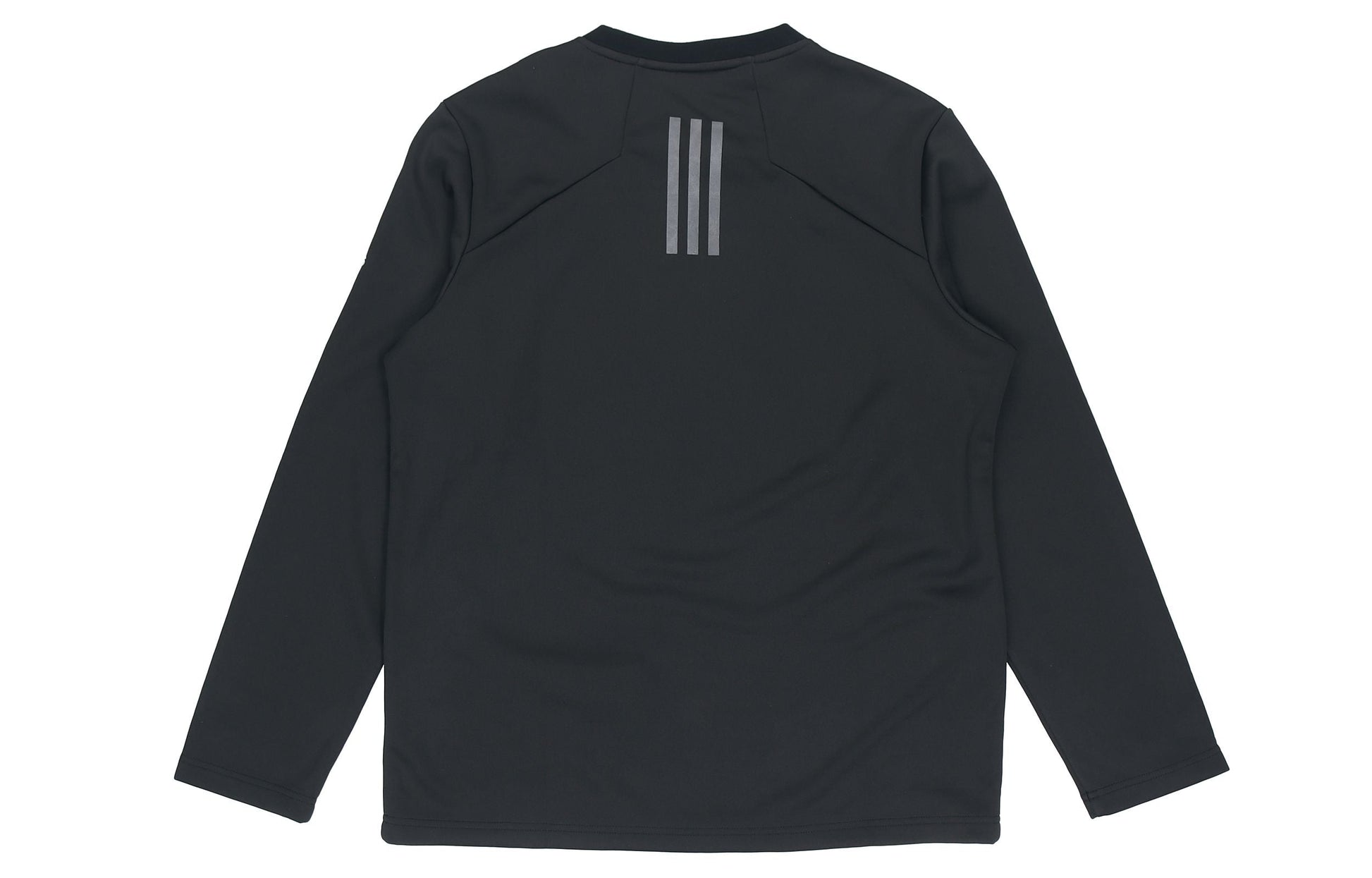 adidas Perfom Fl Cr Sw Fleece Lined Stay Warm Solid Color Casual Sports Round Neck Pullover Black GV3513