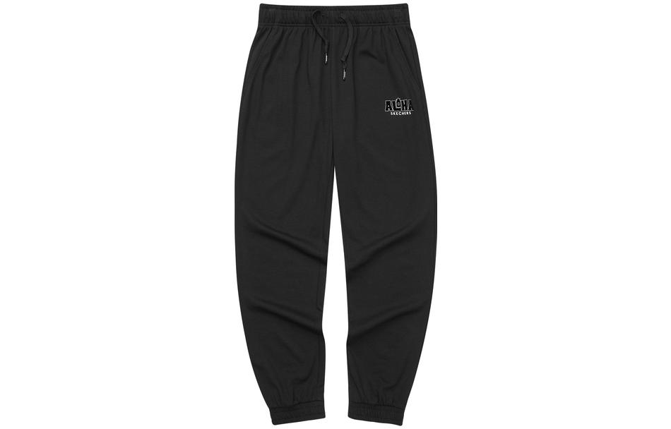 (WMNS) Skechers x SpongeBob SquarePants Logo Printed Casual Pant 'White Black' L222W082