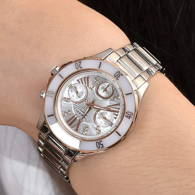 CASIO Waterproof Sports SHEEN Sapphire Crystal Gold Analog SHE-3505SG-7AU