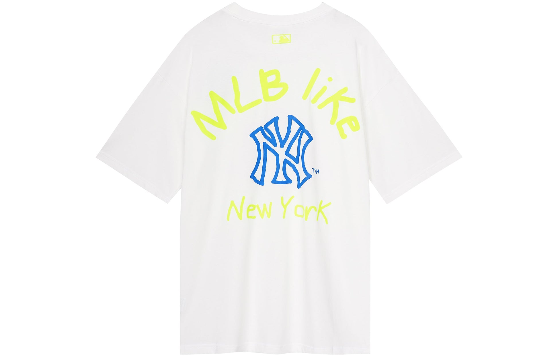 MLB Popcorn New York Yankees Loose Printing Unisex White 31TSSJ931-50W