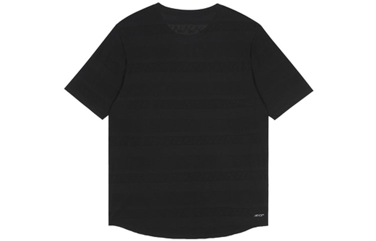 New Balance Men's New Balance Logo Printing Round Neck Pullover Sports Short Sleeve Black AMT13277-BK