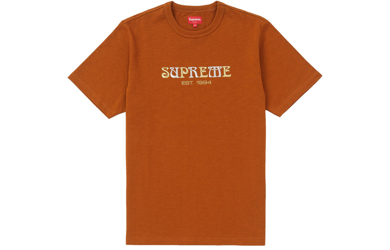 Supreme FW18 Nouveau Logo Tee Rust Logo Tee SUP-FW18-617