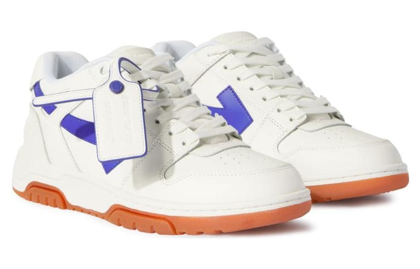(WMNS) Off-White Out Of Office Low-Top Sneaker 'White Blue Brown' OWIA259F23LEA0030169