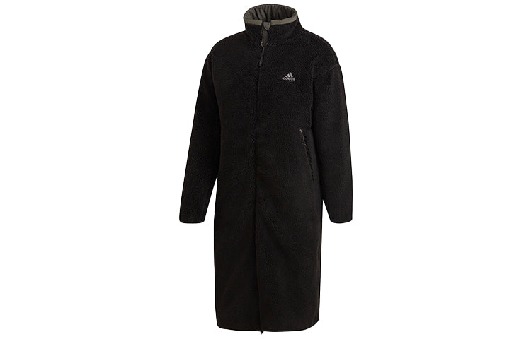 adidas Stay Warm Reversible mid-length Stand Collar Jacket Black GP5513