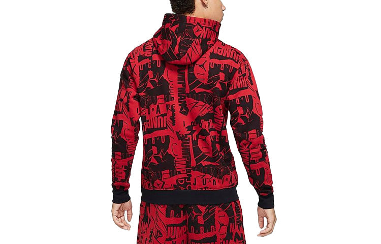 Air Jordan Full Print Graffiti Sports 'Red' DA9814-687