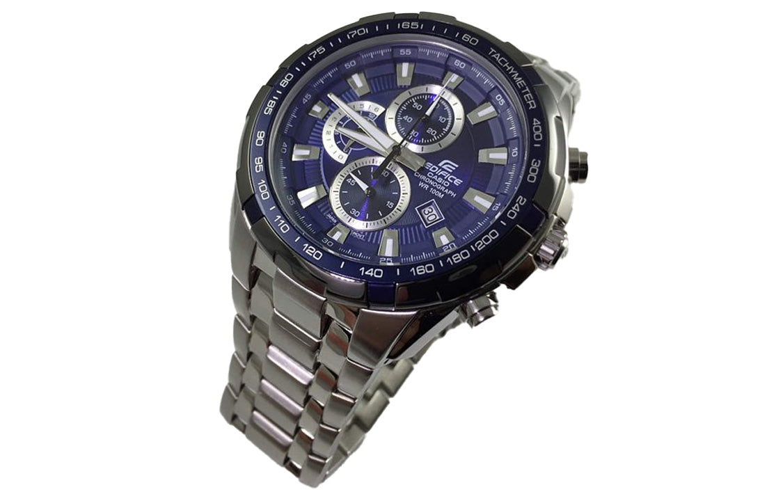 CASIO EDIFICESeries Men'ses Mens Silver Analog EF539D-2AV