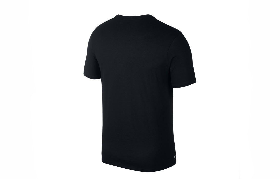 Nike Printing Sports Basketball Short Sleeve Black CT3831-010