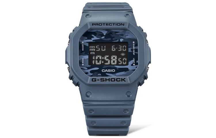 CASIO G-Shock Square 'Blue' DW-5600CA-2PR