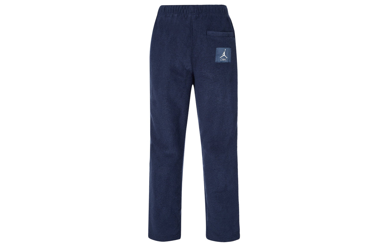 Air Jordan x Union Wool Sweat Pants Asia Sizing 'College Navy Coconut Milk' DV7354-419