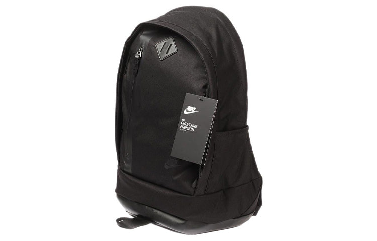 Nike CHEYENNE 3.0 PREMIUM Polyester Artificial Leather Casual Sports Black Backpack BA5265-014
