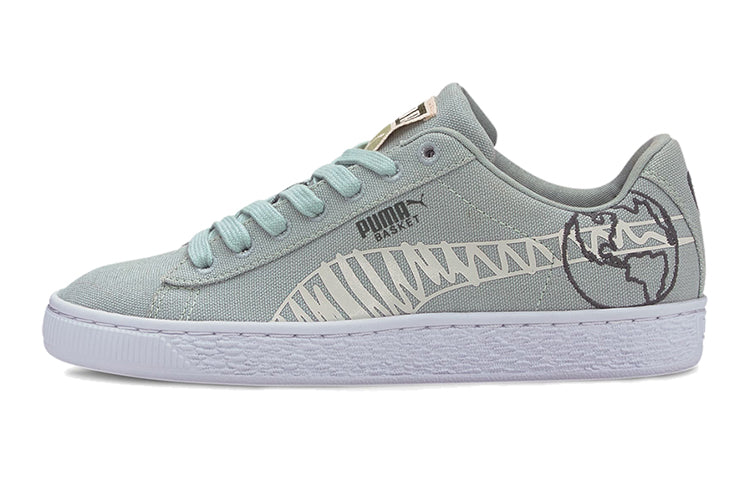 (GS) PUMA Basket Canvas Winter 'Time 4 Change - Aqua Grey' 374300-03