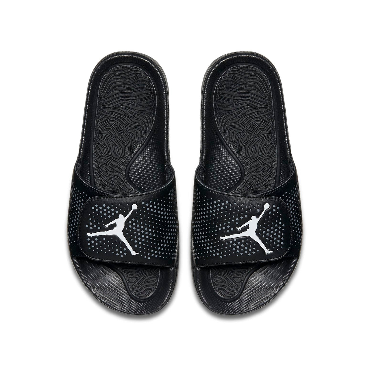 (GS) Air Jordan Hydro 5 Sandal Black Minimalistic Slippers 820258-010
