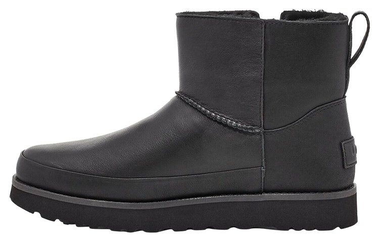 (WMNS) UGG Classic Zip Mini 'Black' 1113590-BLK