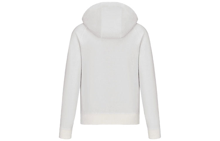 Men's DIOR FW21 Knit hooded Sports White 113M221AT225-C088