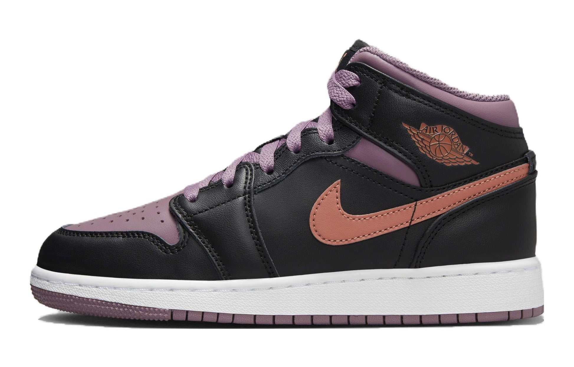 (GS) Air Jordan 1 Mid SE 'Black Sky J Mauve' FB9909-008