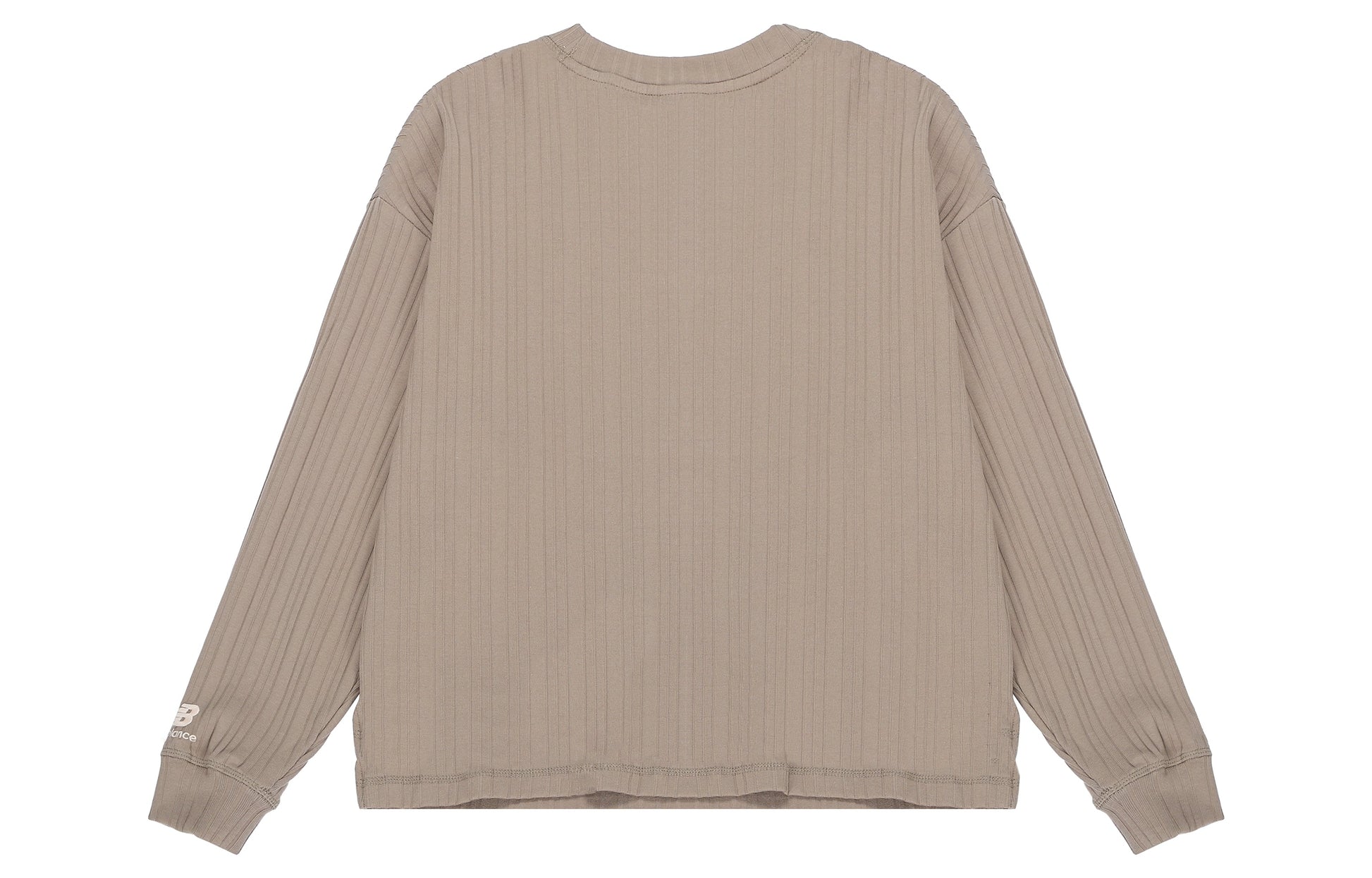(WMNS) New Balance Casual Rib-Knit Top Asia Sizing 'Brown' AWT23319-DRI