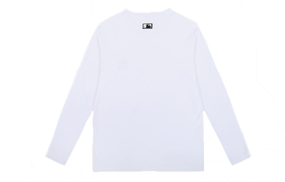 MLB Black NY Long Sleeves Unisex White 31TSL1011-50W