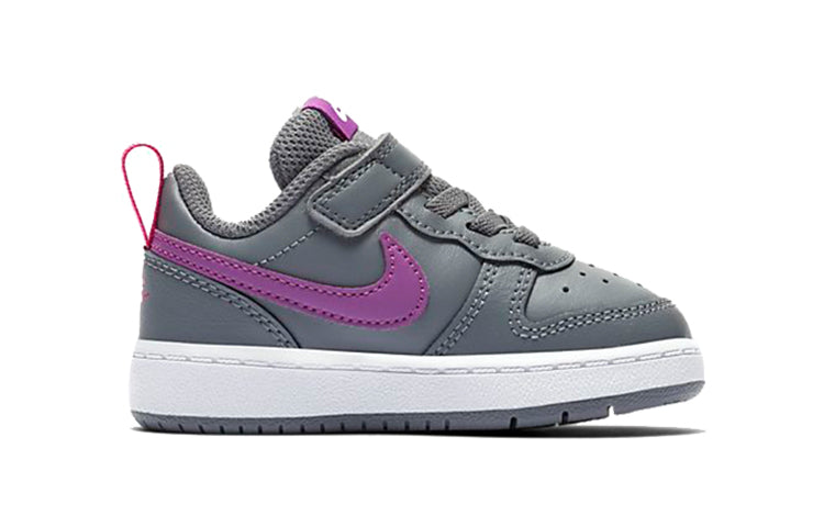 (TD) Nike Court Borough Low 2 Grey/Purple BQ5453-006