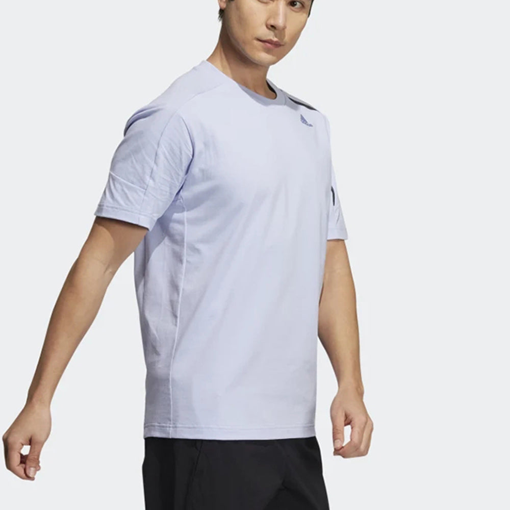 adidas Training Sports Running Short Sleeve Light Blue H39352