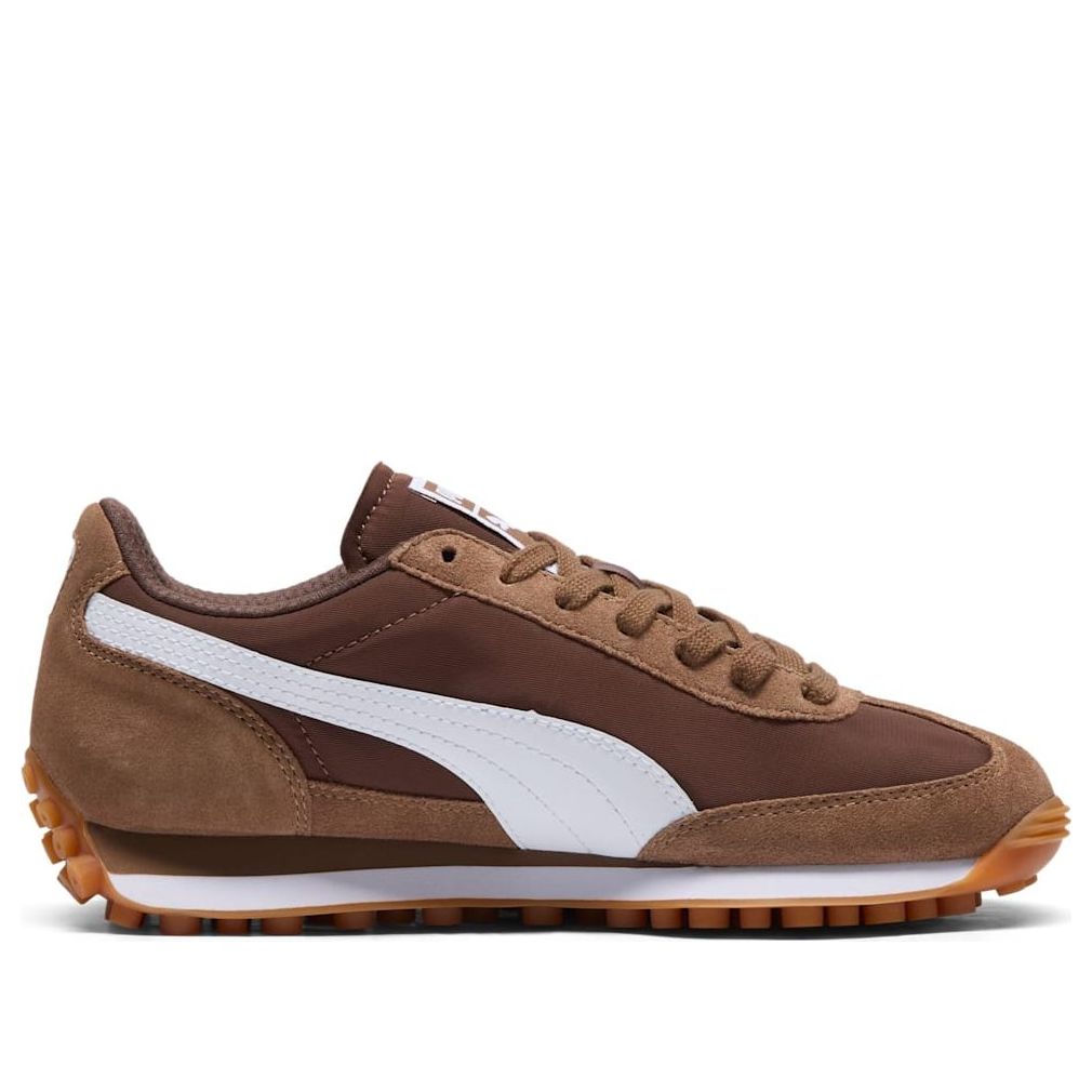(WMNS) PUMA Easy Rider Suede & Nylon 'Haute Coffee White Espresso Brown' 400331-05