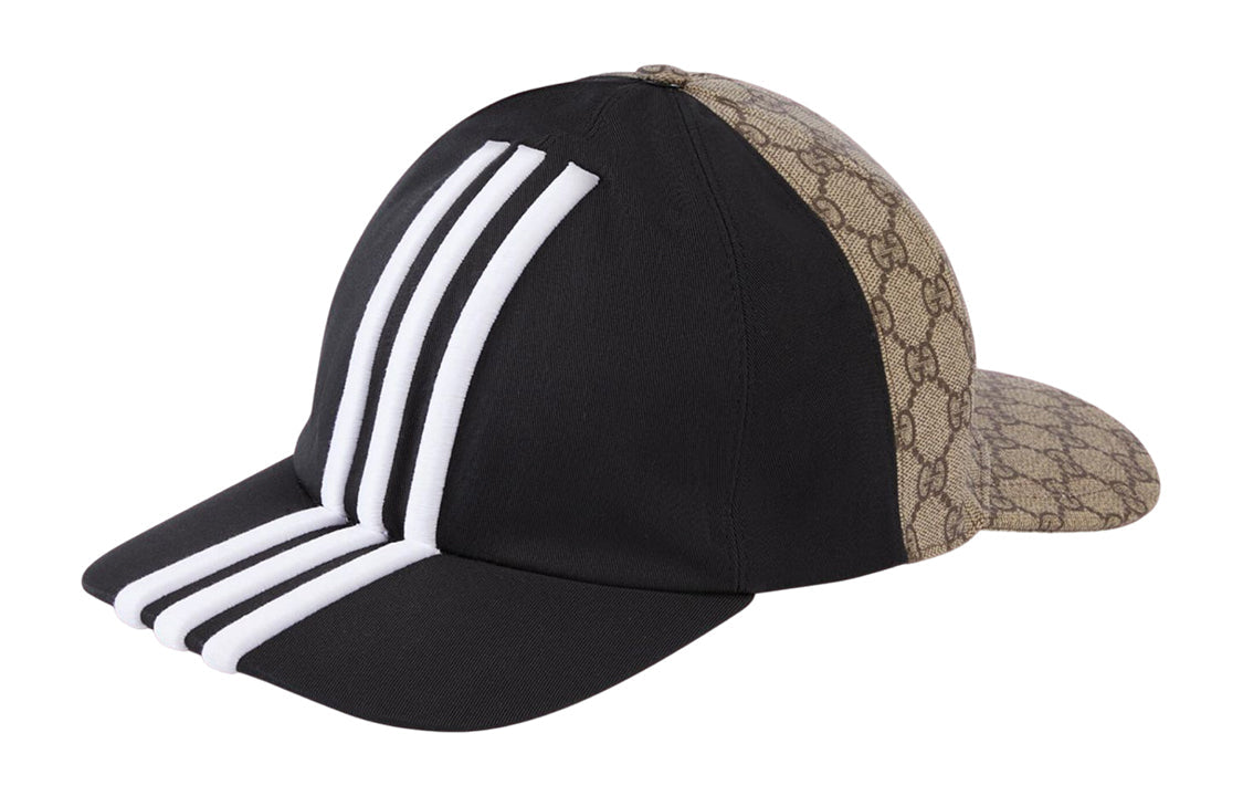 Adidas X Gucci Double Sided Baseball Hat 'Black Beige' 719406-4HAST-9760