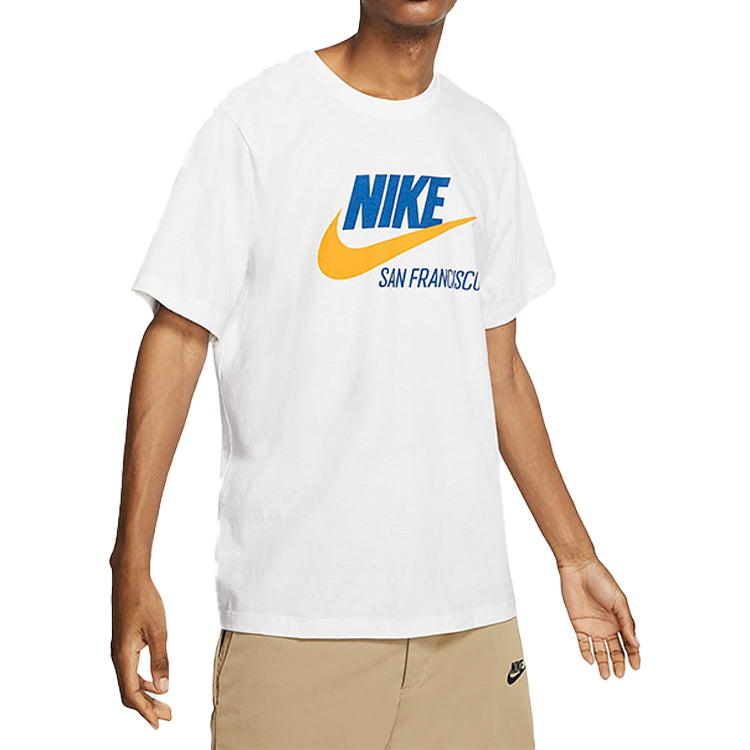 Nike Sportswear San Fransico Casual Short Sleeve White CW0855-100