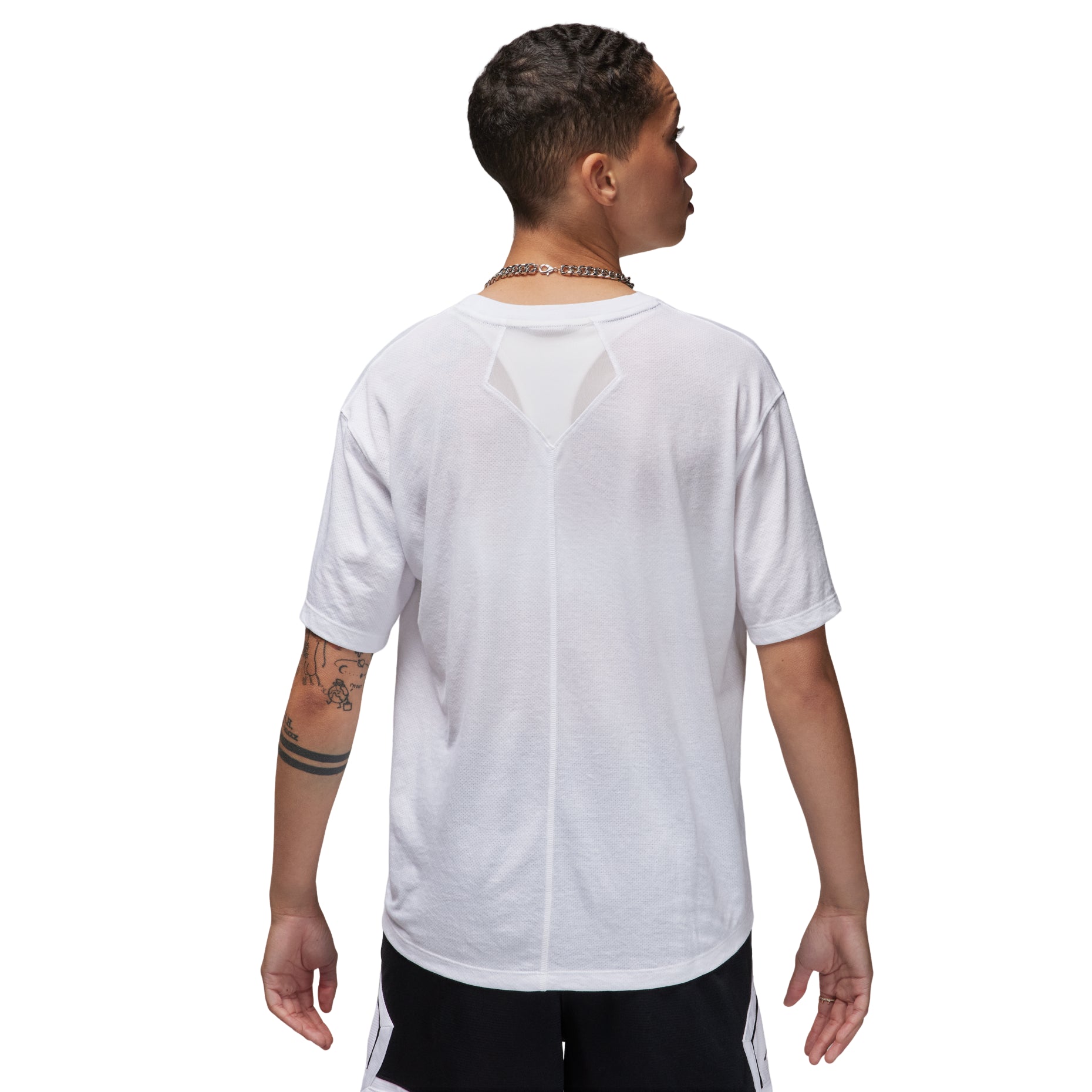 (WMNS) Air Jordan Sport Diamond T-Shirt Asia Sizing 'White' FN5117-100