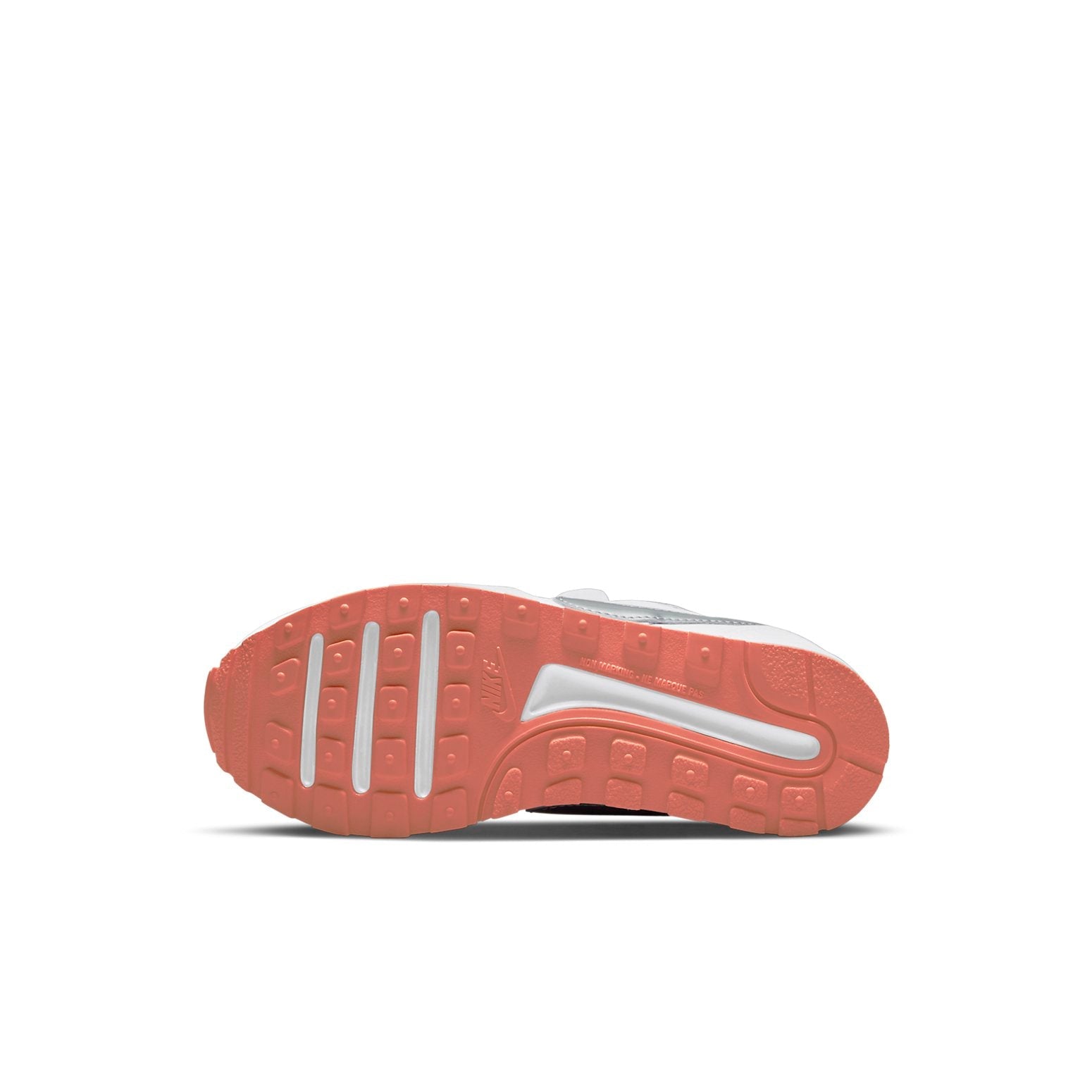 (PS) Nike MD Valiant White Metallic Silver 'White Orange' CN8559-101