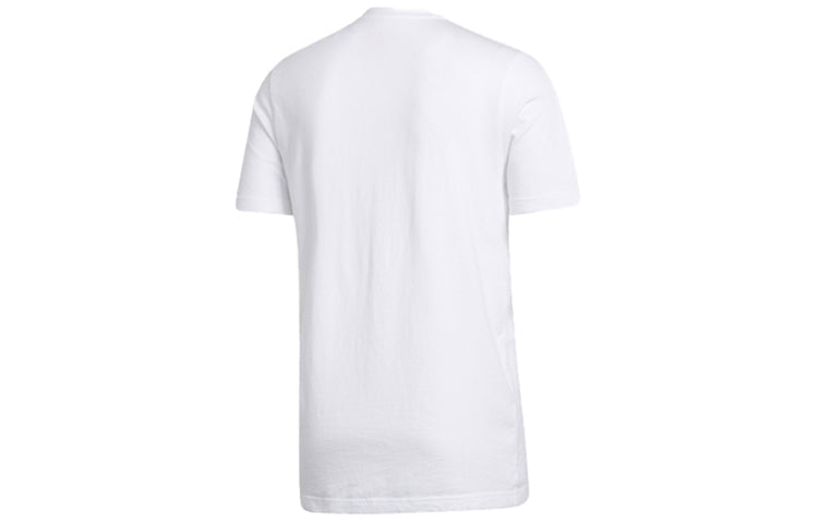 adidas 618 Pre Olympic Training Sports Printing Short Sleeve White GT7753