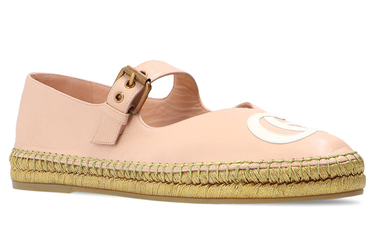 (WMNS) Gucci Leather Espadrilles 'Pink' 659683-C9DS0-6763