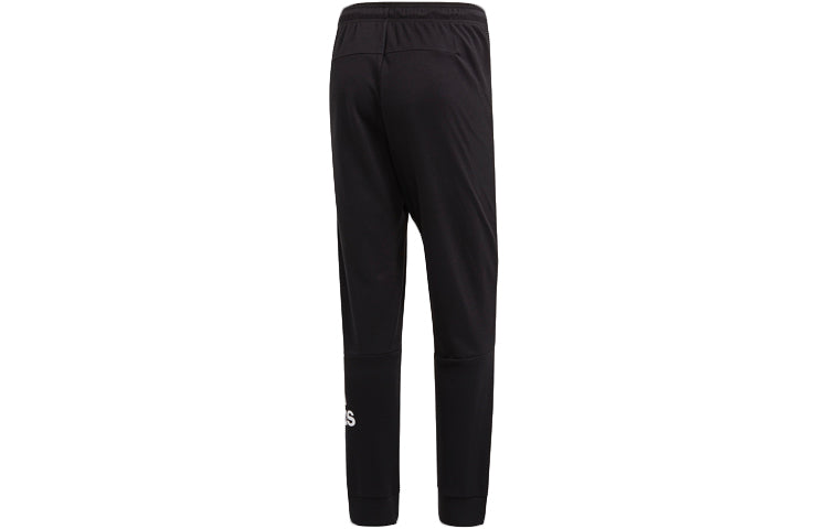 adidas MH BOS PNT SJ Knit Athleisure Casual Sports Long Pants Black DT9960