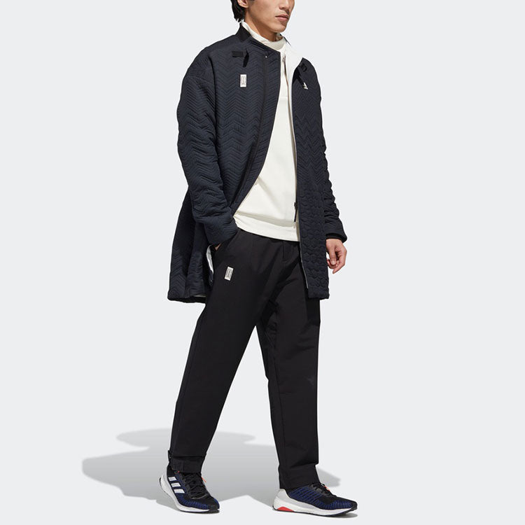 Men's adidas Side Zipper Sports Black Jacket GM4463