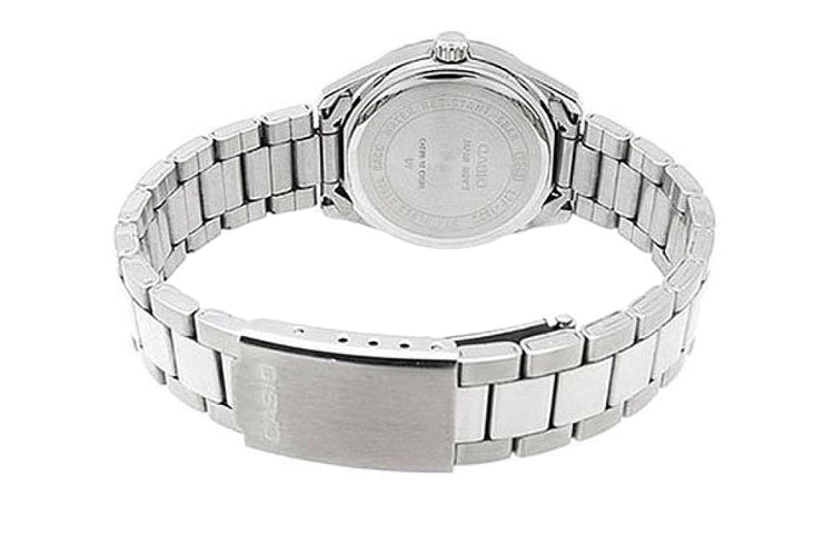 CASIO Female DRESS Japan / South Korea Fashion Silver Analog LTP-1302D-7B3