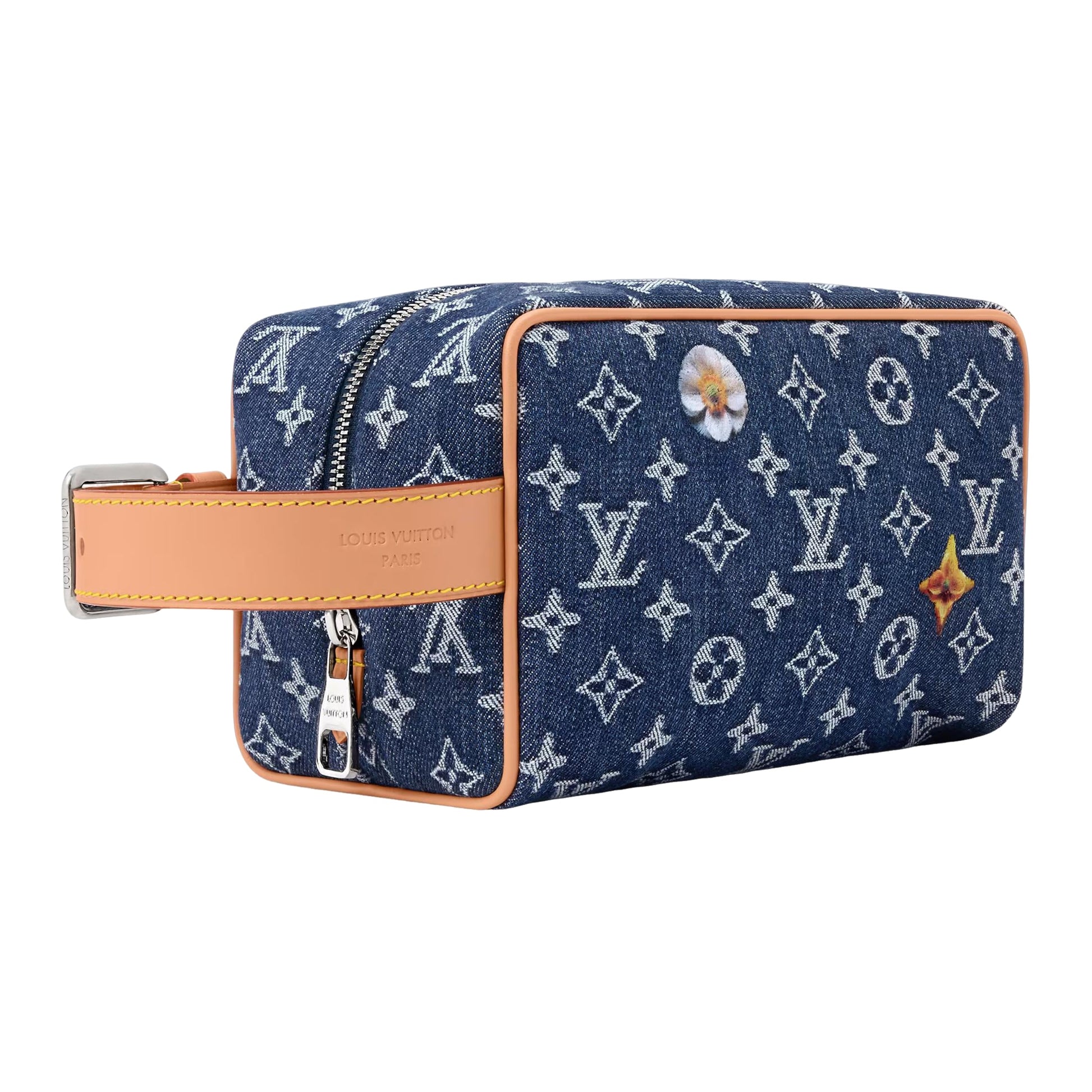 LOUIS VUITTON Locker Dopp Kit 'Blue' M28363