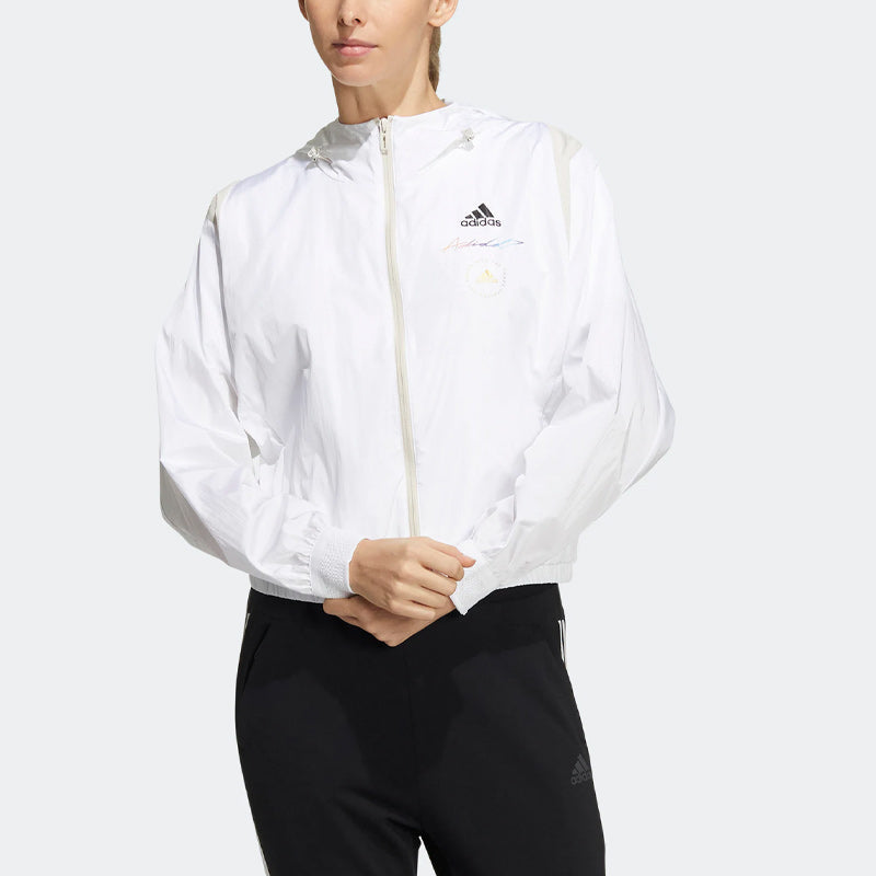 (WMNS) adidas UST Windbreaker Asia Sizing 'White' HE9959