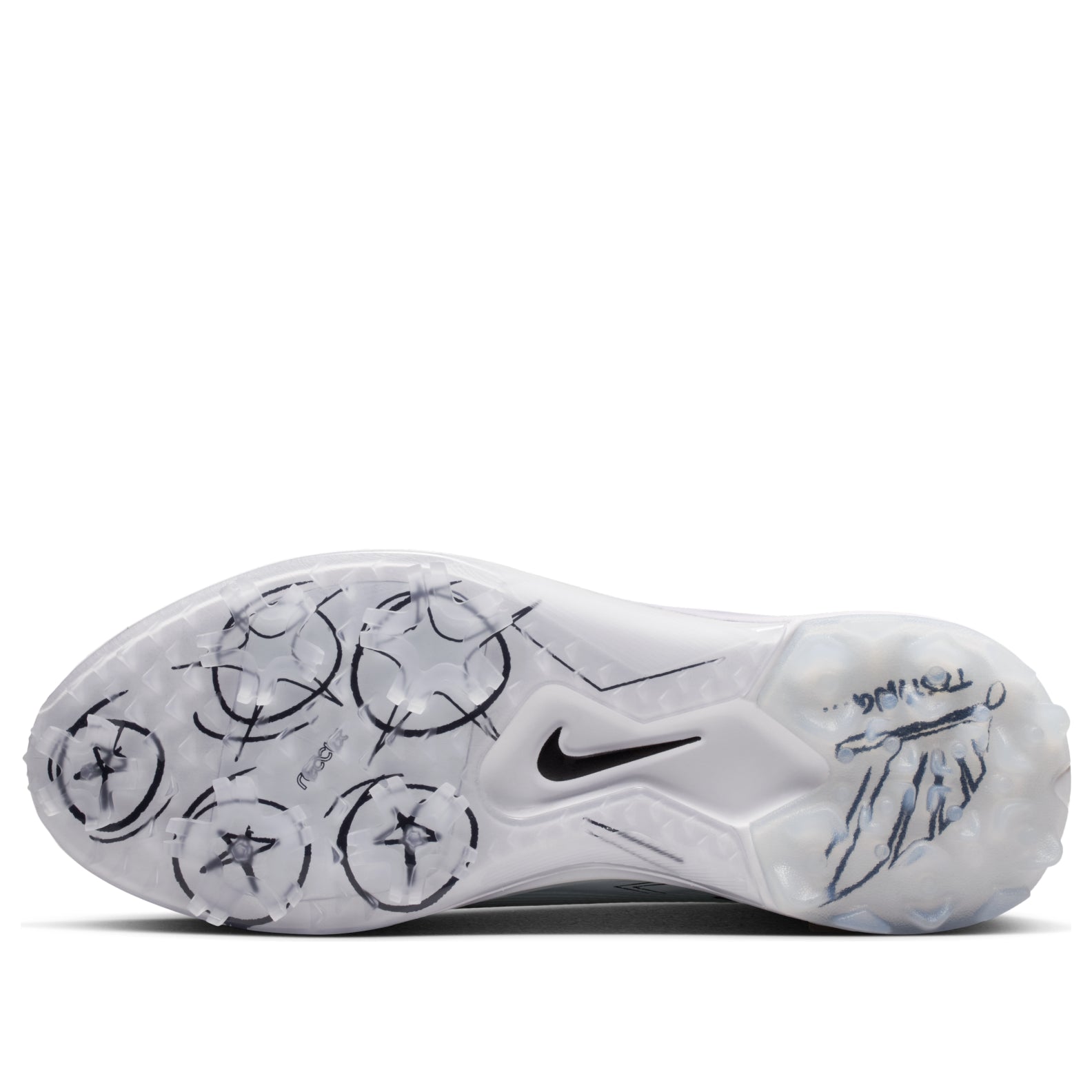 Nike Pegasus 1 G 'White Black Metallic Silver' IR3241-100