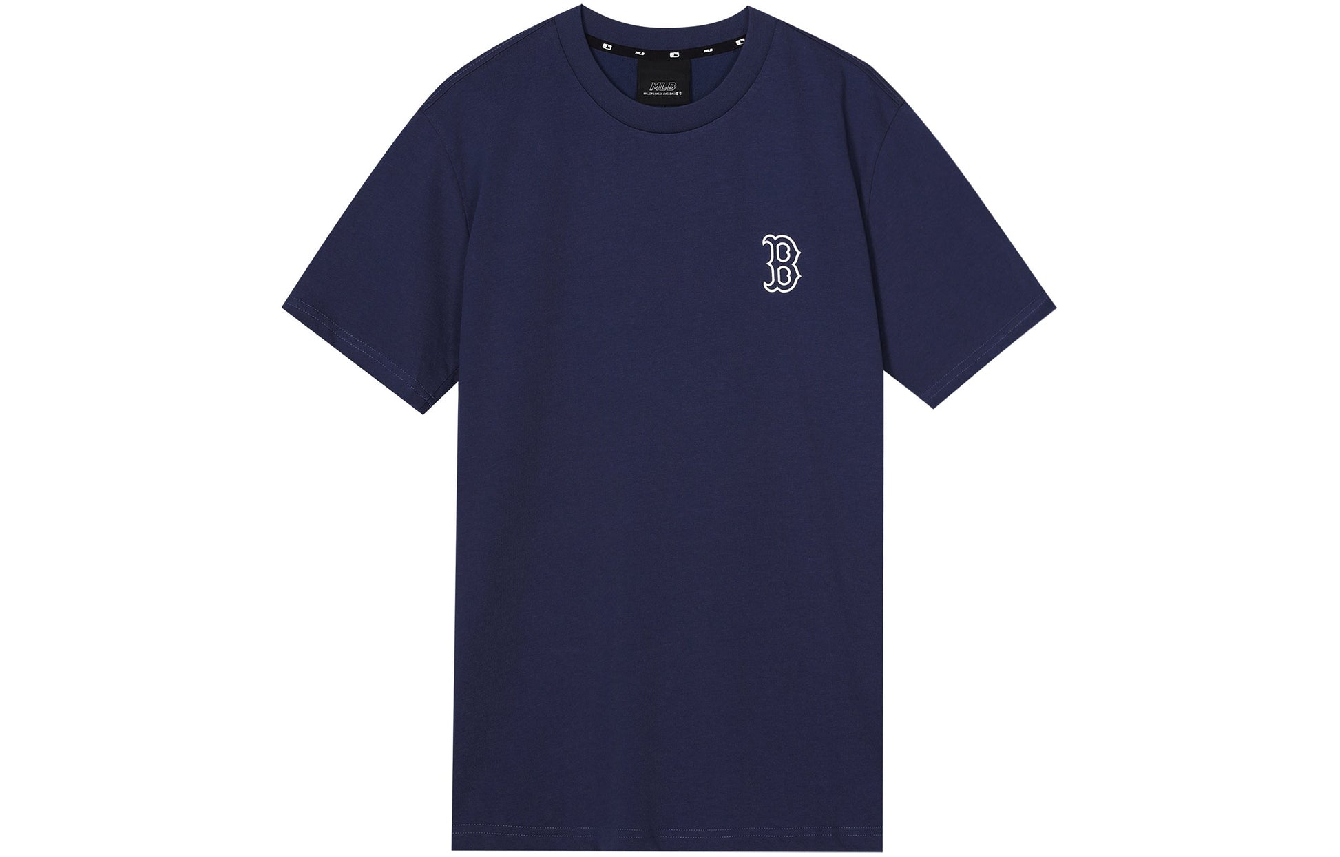MLB x Disney Crossover Boston Red Sox Mickey Printing Short Sleeve Unisex Navy Blue 31TSK1031-43N