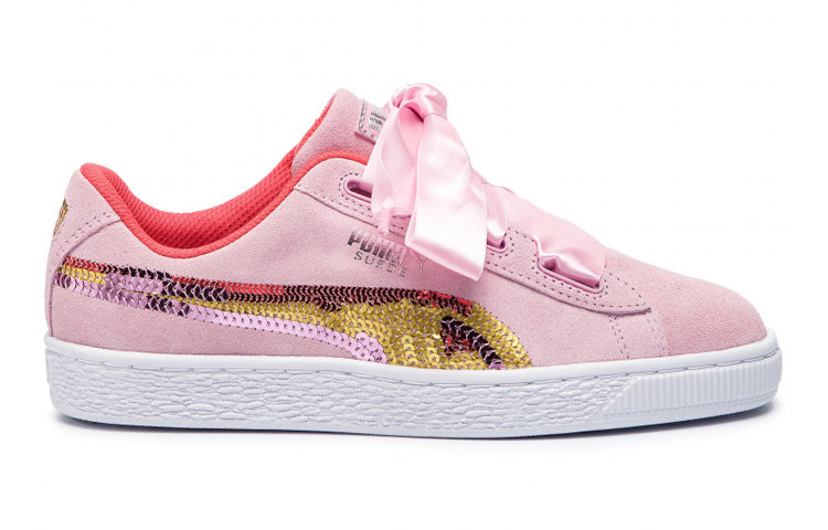 PUMA Suede Heart Trailblazer Sneakers K Pink/White 368953-01