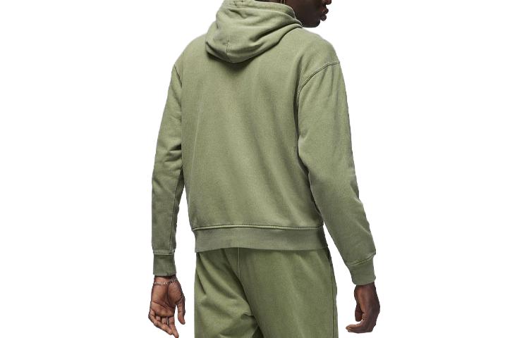 Air Jordan Statement Fleece Washed Pullover Hoodie 'Light Olive' FB7290-340