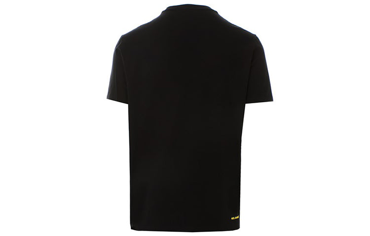 McQ Alexander McQueen Logo Printing Casual Short Sleeve Unisex Black 291571-RMT83-1000