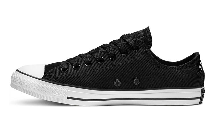 Converse Heavy Gauge Twill Chuck Taylor All Star Low Top 'Black White' 166240C