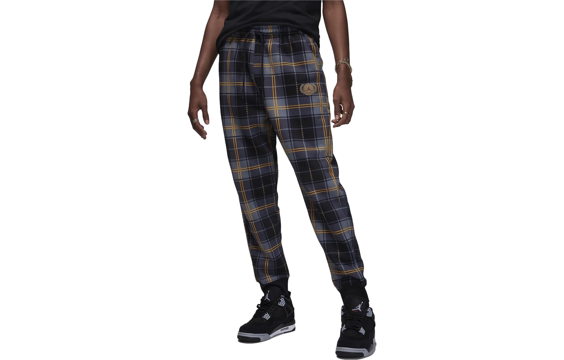 Air Jordan Essential Holiday Sweatpants 'Black Gold' DV9388-010