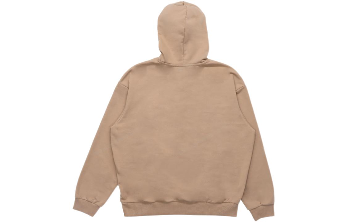 New Balance Logo Print Hoodie Asia Sizing 'Beige Black' 5CC44353-BEI
