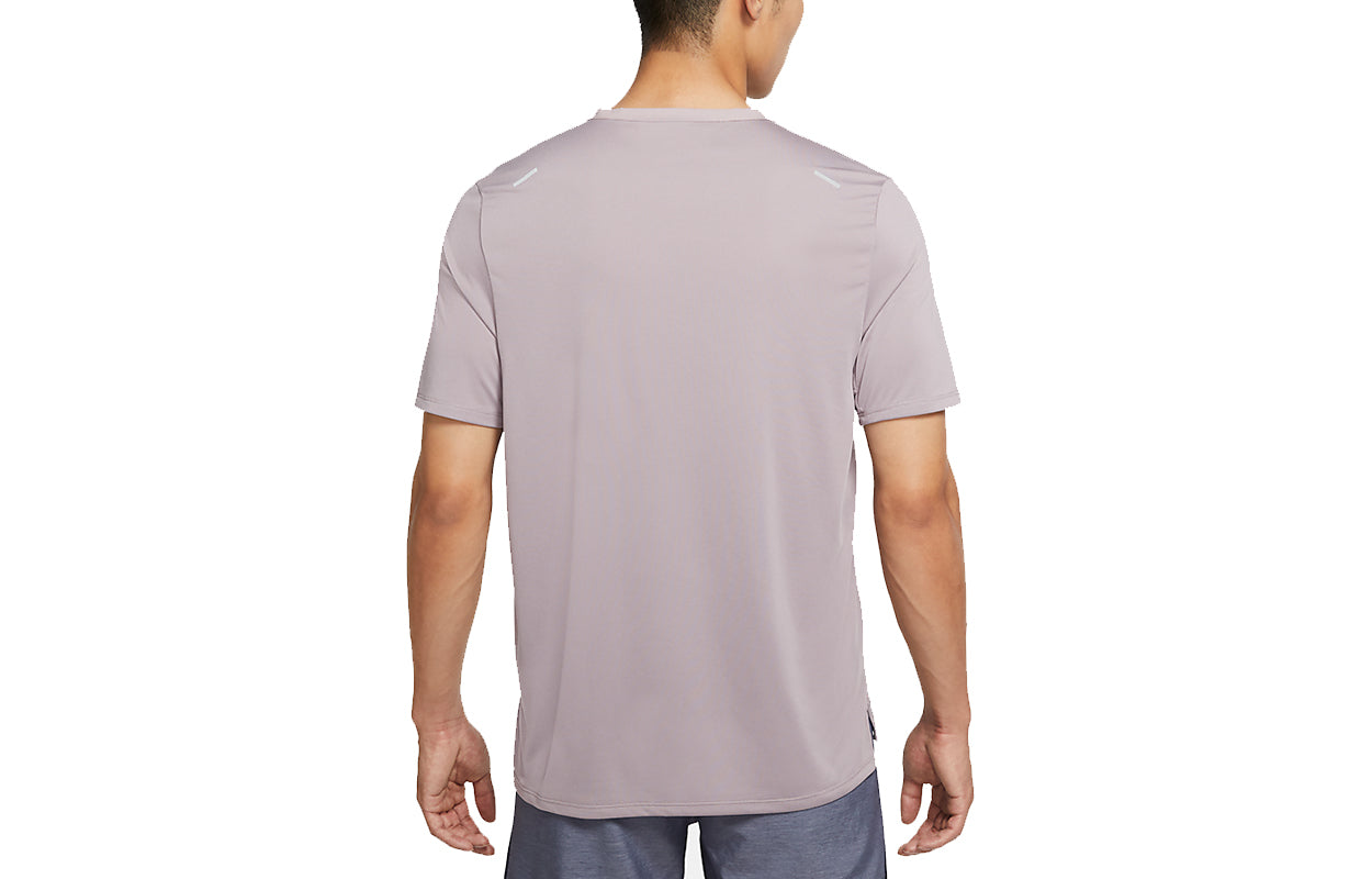 Nike Dri-fit Rise 365 Casual Sports Breathable Round Neck Short Sleeve Purple Light purple CZ9185-236