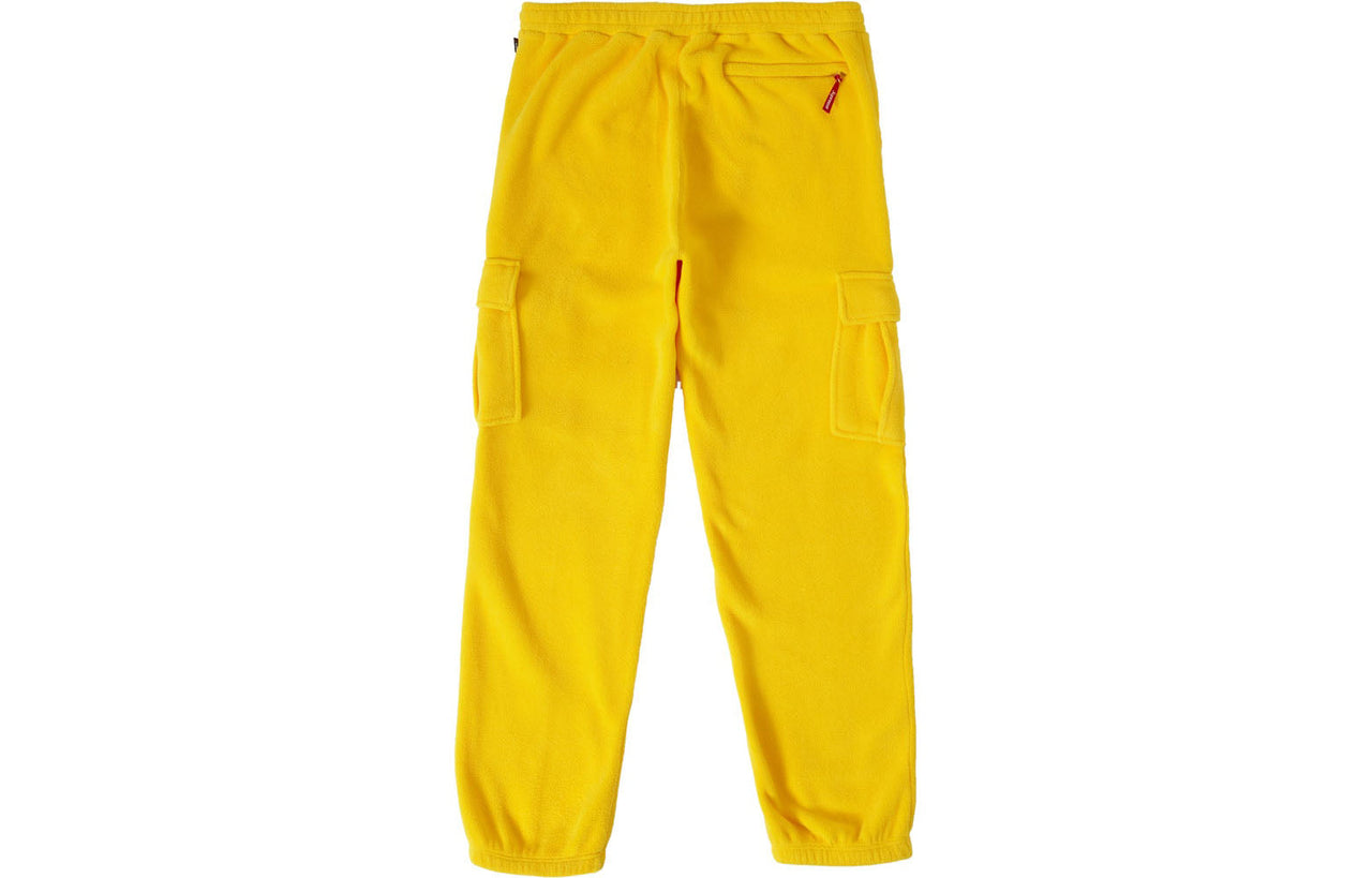 Supreme FW18 Polartec Cargo Pant Yellow polar fleece Long Pants SUP-FW18-1297