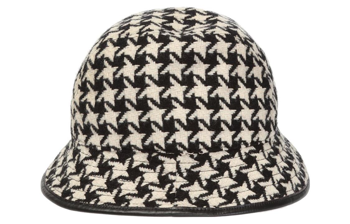 Gucci Houndstooth Fedora Hat 'Black' 577731-3HI48-9060