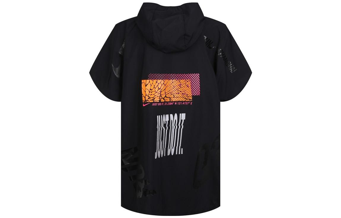 Nike JDI logo Printing Reflective Loose Running Short Sleeve Couple Style Black DC6971-010