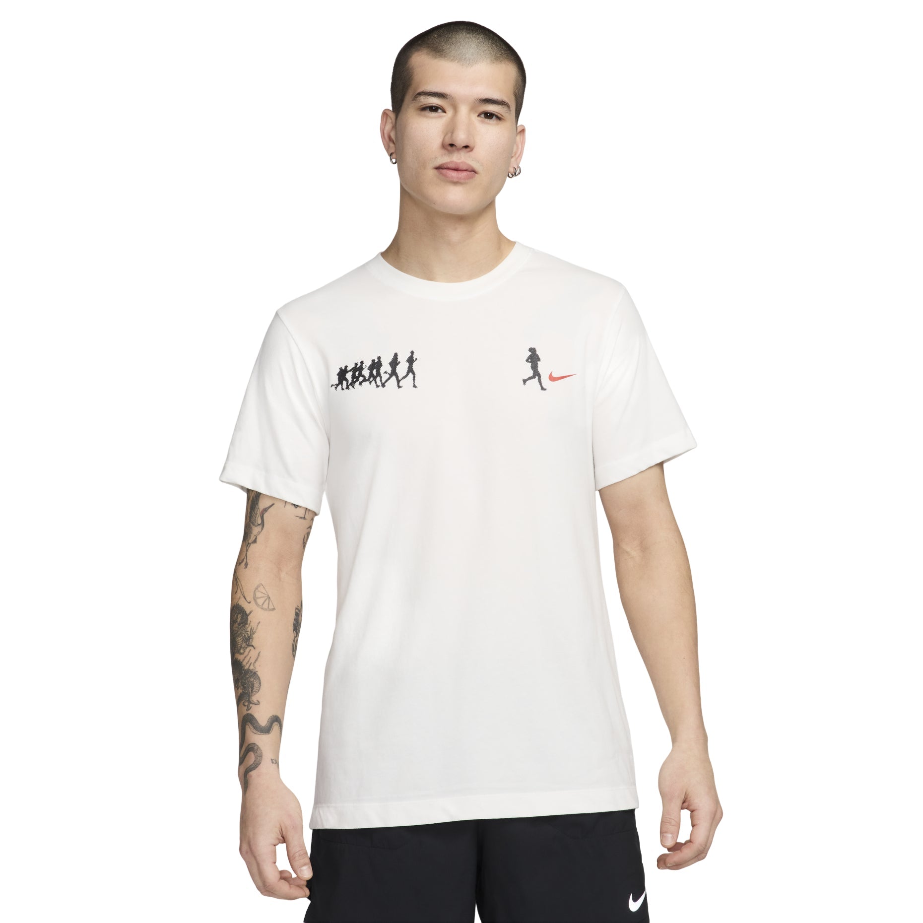 Nike Dri-FIT Running T-Shirt Asia Sizing 'Summit White' FV8393-121