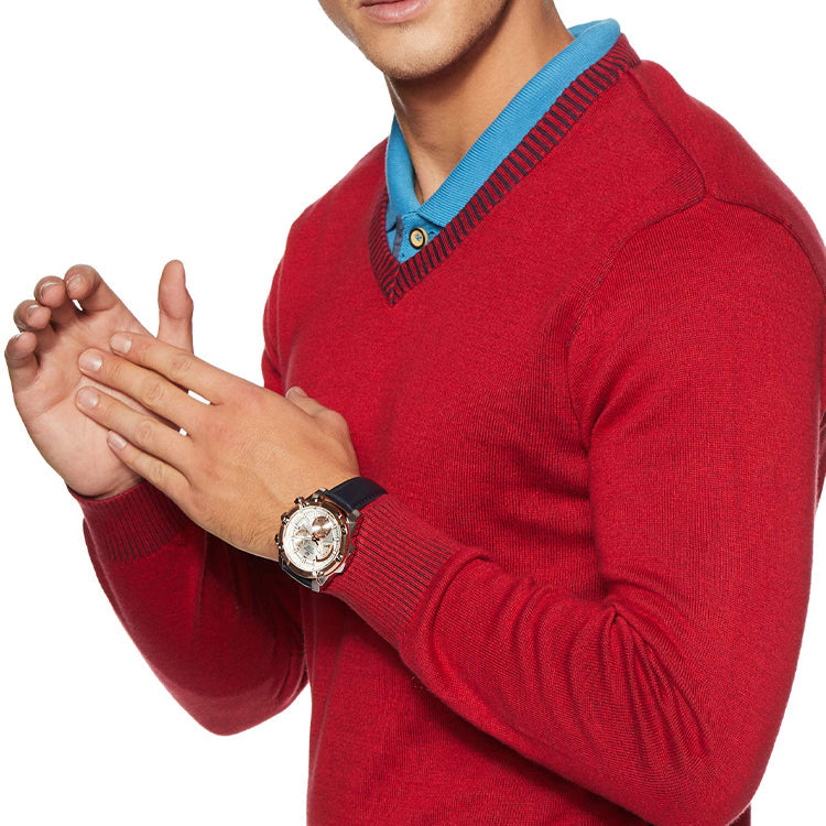 CASIO EDIFICE Serieses Men's Mens Silver Analog EFR-559GL-7AV