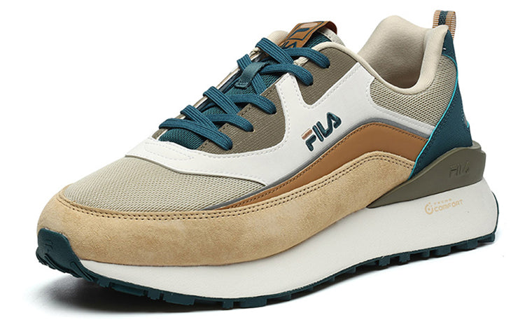 FILA Jogger Low-Top Casual Shoes Yellow/Gray/Blue F12M216127FBC
